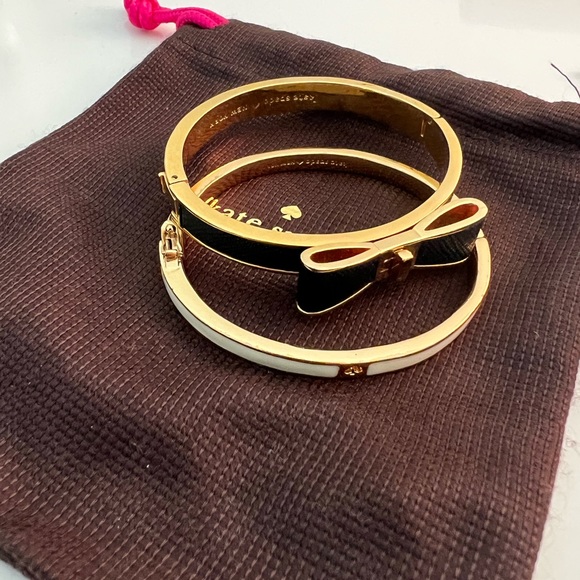 Kate Spade gold plated bracelet bangle set - Picture 2 of 3